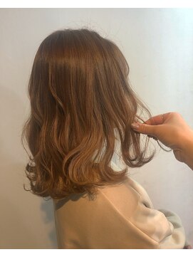 ヘアメイク オブジェ(hair make objet) テラコッタカラー