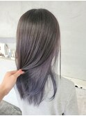 ブルージュ×インナーカラー ラベンダーアッシュ