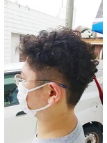 ヘアサロン スリーク(Hair Salon Sleek)&nbsp;クルクルパーマのメンズツーブロック