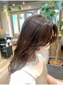 韓国風バング×マロンブラウン