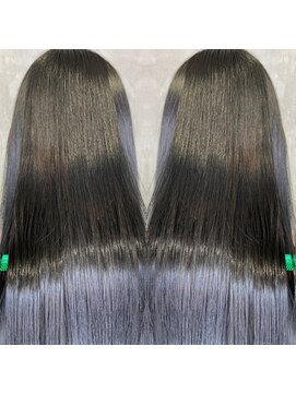 アンドシャルム 心斎橋(&CHALME) 髪質改善ストレート×地毛風ブラックカラー