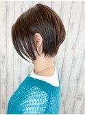 ひし形ショートボブ