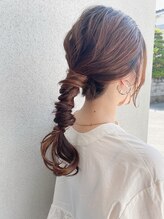 ニコヘアデザイン(nico hair design) nico戸澤　ねじねじ編みおろし♪