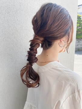 ニコヘアデザイン(nico hair design) nico ねじねじ編みおろし♪