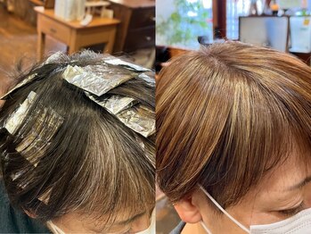 シークヘアー(Chic hair)の写真/【カット＋エイジングケアカラー￥7700】ケアにこだわる"Chic"！旬色カラーへのスタイルチェンジもご提案♪