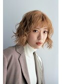 ■フレンチガーリー小顔大人ボブパーマ