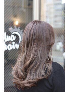 エコルアヘアー 西口(ecolua hair) ロング×アッシュ