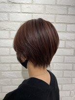 アッシュ 稲田堤店(Ash)&nbsp;束感ショート×イルミナピンクブラウン