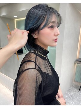 ロンド マーレ 天神大名店(Lond mare) 韓国ヘア 韓国風ヘア くびれ巻き 顔まわりカット レイヤー