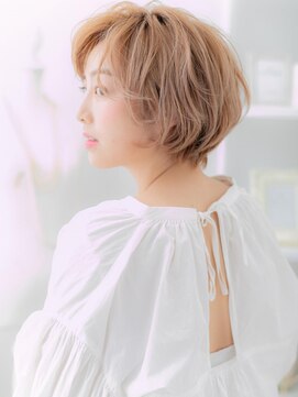 カバーヘア 上尾西口店(COVER HAIR) ハイトーンカラー横顔美人韓国風小顔ボブTb7上尾20代30代40代