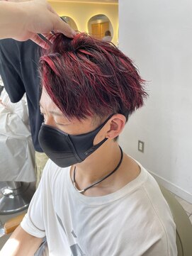 テトラ バイ ネオリーブ 横浜西口店(tetra by neolive) 横浜★ブリーチ一回のレッドハイライト♪