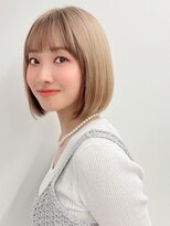 エアー 横浜(AIR)&nbsp;【長谷川】ナチュラルボブもベージュカラーお洒落に