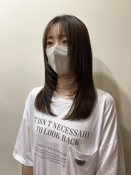 トータルビューティーサロン プリエ(prier) 韓国レイヤー｜レイヤーロング/ヘルシースタイル/マロンベージュ