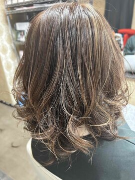 ヘアーメイク リボーン ムーヴ(hair make re:bbon move) ハイライトカール