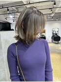 ワンカラーでこの透明感?!アッシュブラウンカラー