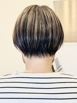 ミュール(mule) ショート/アンブレラカラー/1ブリーチ