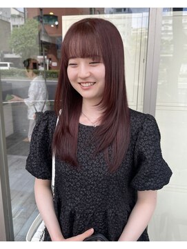 ミニム ヘアー(minim hair) 【minim×miku】ダブルカラー ピンクベージュ