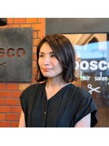 ボスコ 下北沢店(bosco)&nbsp;bosco【Ebe 】モーブカラー×くびれボブ
