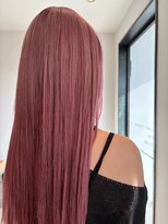 コモン スタイリング ラウンジ(COMON STYLING LOUNGE)&nbsp;羽エクステ×ペールピンク　ロングレイヤー