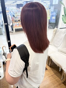 ビーバイシージャストビューティー(B by C just beauty) ブリーチなしダブルカラー　ピンクラベンダー