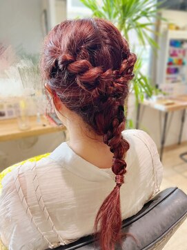 アンピット(Un pitto) 編みアレンジ♪