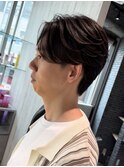 新宿シャドウパーマ曲がる縮毛矯正スパイラル