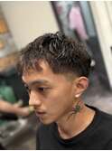 MEN’S HAIR/テーパーフェード/ピンパーマ　ST