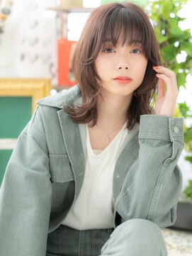 カバーヘア ブリス 志木南口駅前店(COVER HAIR bliss) 大人かわいいココアブラウンミディアムレイヤーh420代30代40代