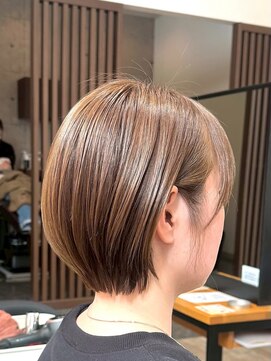 アトリエコア(Atelier Coa) 太白区ショートボブくびれショートイルミナカラー顔周りレイヤー