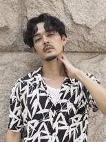 メゾンフォーメン(Maison for men)&nbsp;センターパート×グランジパーマ