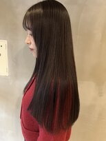 ベルベットヘア 千早店(Velvet hair)&nbsp;髪質改善カラー×アッシュベージュ【みつ】
