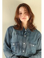 リベラル(liberal) ヌーディーブラウン 抜け感 レイヤーかき上げ 【30代/40代】