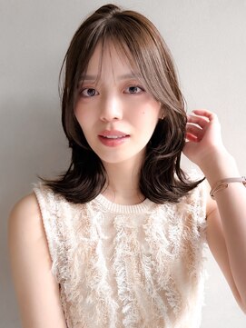 リヤン 表参道(lyann) セミディワンカールモテ髪美髪ナチュラルカール薄めバング