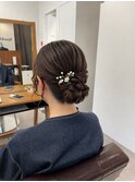 結婚式お呼ばれヘア♪