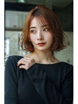 エインアンリー 明治神宮前(AIN.ANLY.) ボブパーマ、ボブパーマゆるめ、ニュアンスパーマ、毛先パーマ