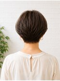 【50代×丸みショート】