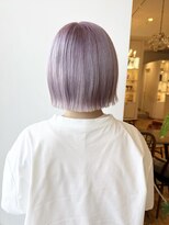 ルッツ(Lutz. hair design)&nbsp;5/22 ホワイトラベンダーピンク　ボブ【千代田彩夏】