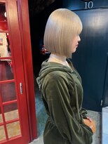 レオクマ 長野(REOKUMA)&nbsp;396. ペールベージュ/姫カット/前髪/韓国/ツヤ感