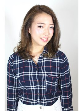 アビリティ ヘアー(ability hair) abilityhair 人気の甘辛ローレイヤーのセミディスカールタイル