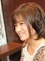 ヘアーズグロウ フリースタイル(hair's grow free style) 全体によわめのPeamでかわいらしいスタイル