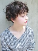 [Ravo]くせ毛風無造作パーマのショートボブ