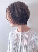 ハイライトグレージュ_ウェーブパーマフォギーベージュ_ba287903