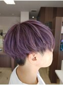 ツーブロックとマッシュヘアで美シルエット♪