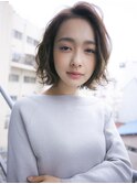 * Natural Short Bob Pink Ash *