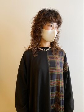 トップヘアーヒルズ 安城(TOP HAIR HILLS) マッシュウルフパーマ/前髪パーマ/ニュアンスカラー