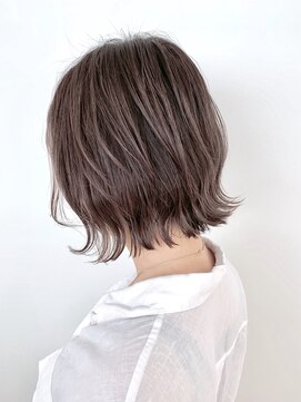 コーゾーギンザ 上野御徒町店(KOZO GINZA) 20代30代/艶ツヤ外ハネボブ/ショコラベージュくびれヘア韓国