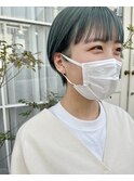 20代◎/ブリーチ/ダブルカラー/ショート/前髪カット