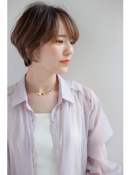 アッシュ 池袋店(Ash) 美シルエット☆ひし形ショートボブ！　　＃池袋駅