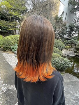 クォーターシーズンズ 茗荷谷(QUARTER SEASONS) グラデーションカラー オレンジ