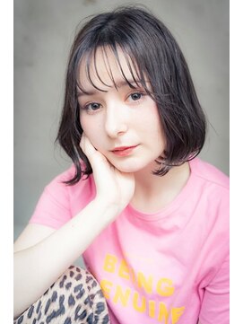 アルテ(ARTE) 【ARTE】表参道/青山　シースルーバング/ダークグレー